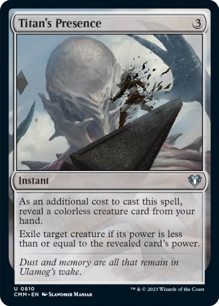 Titan's Presence [Commander Masters] | Odin's Place