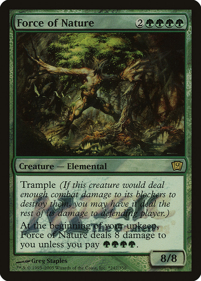 Force of Nature (242) [Ninth Edition Promos] | Odin's Place