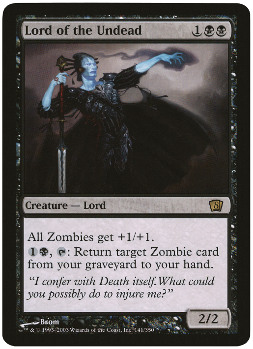 Lord of the Undead (Oversized) [Eighth Edition Box Topper] | Odin's Place