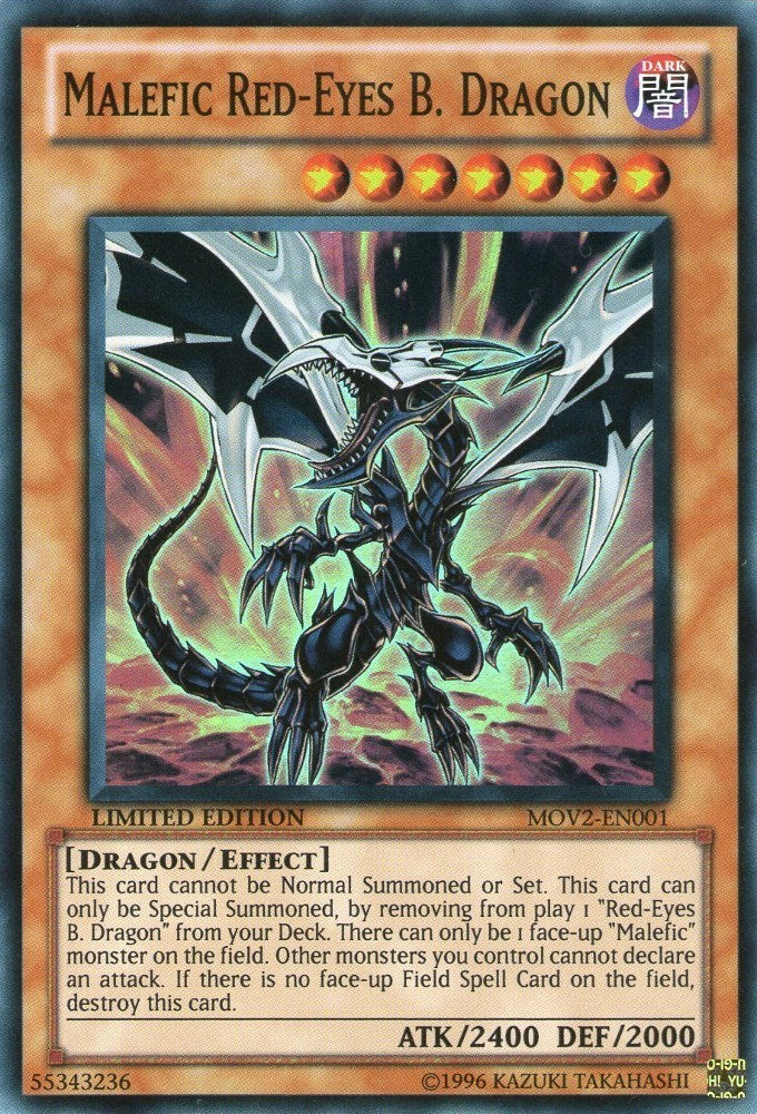 Malefic Red-Eyes B. Dragon [MOV2-EN001] Super Rare | Odin's Place