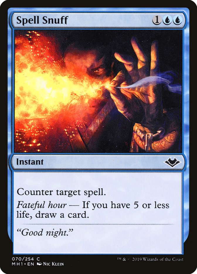Spell Snuff (70) [Modern Horizons] | Odin's Place