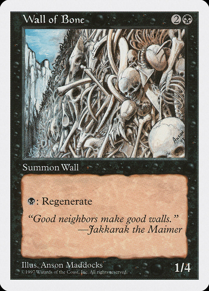 Wall of Bone (203) [Fifth Edition] | Odin's Place