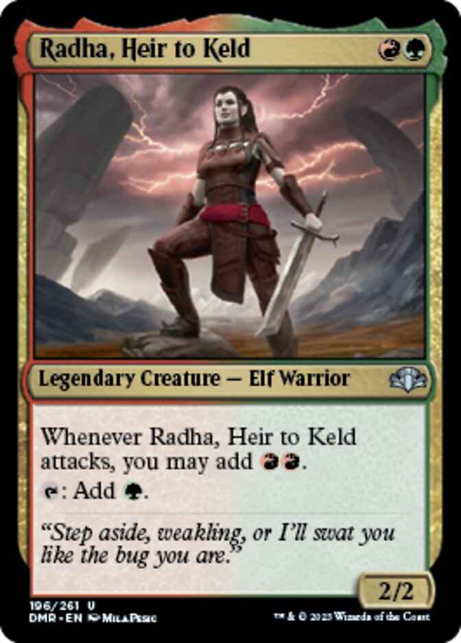 Radha, Heir to Keld [Dominaria Remastered] | Odin's Place