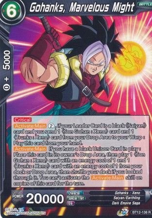 Gohanks, Marvelous Might (BT12-138) [Vicious Rejuvenation] | Odin's Place