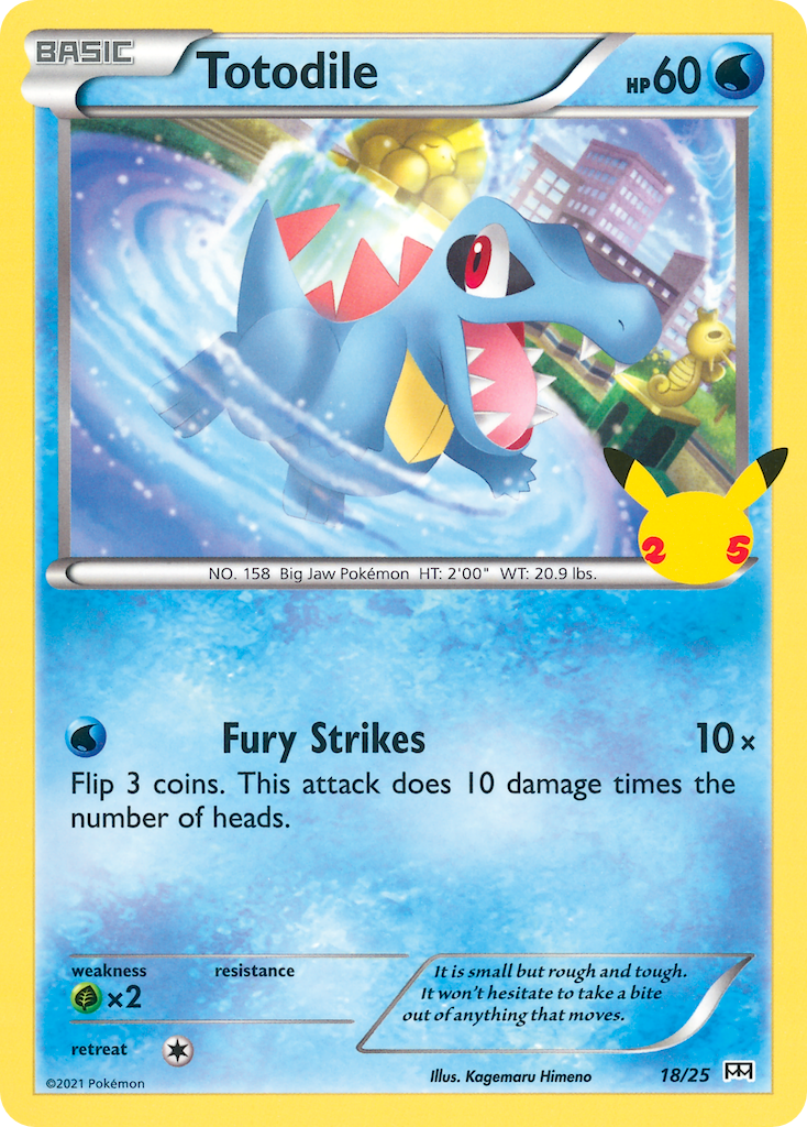 Totodile (18/25) [McDonald's 25th Anniversary] | Odin's Place
