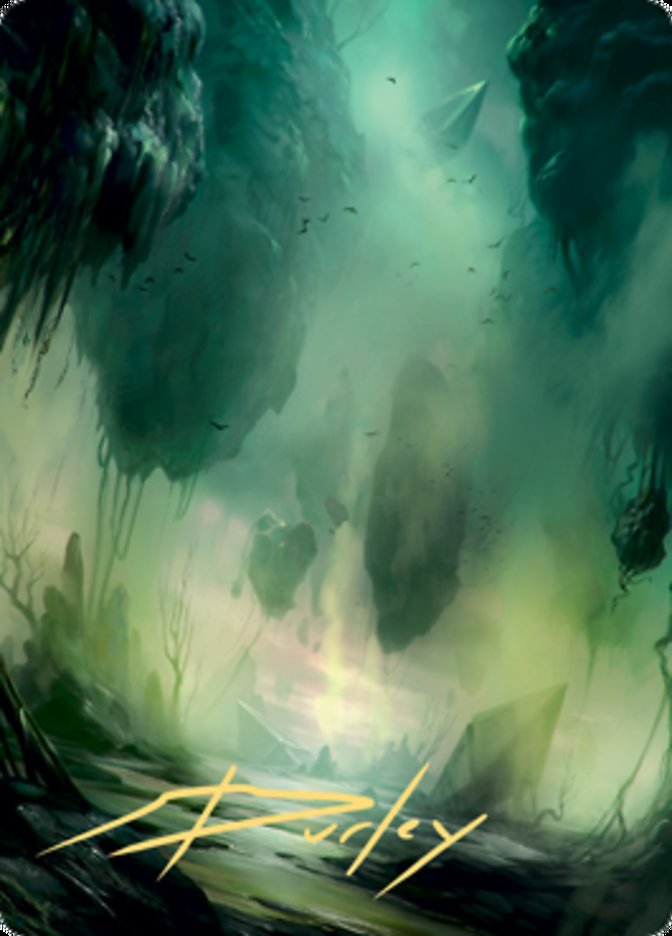 Swamp 1 Art Card (Gold-Stamped Signature) [Zendikar Rising Art Series] | Odin's Place