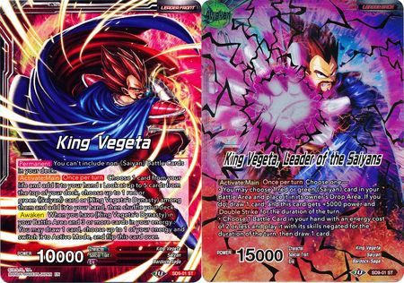 King Vegeta // King Vegeta, Leader of the Saiyans (SD9-01) [Assault of the Saiyans] | Odin's Place