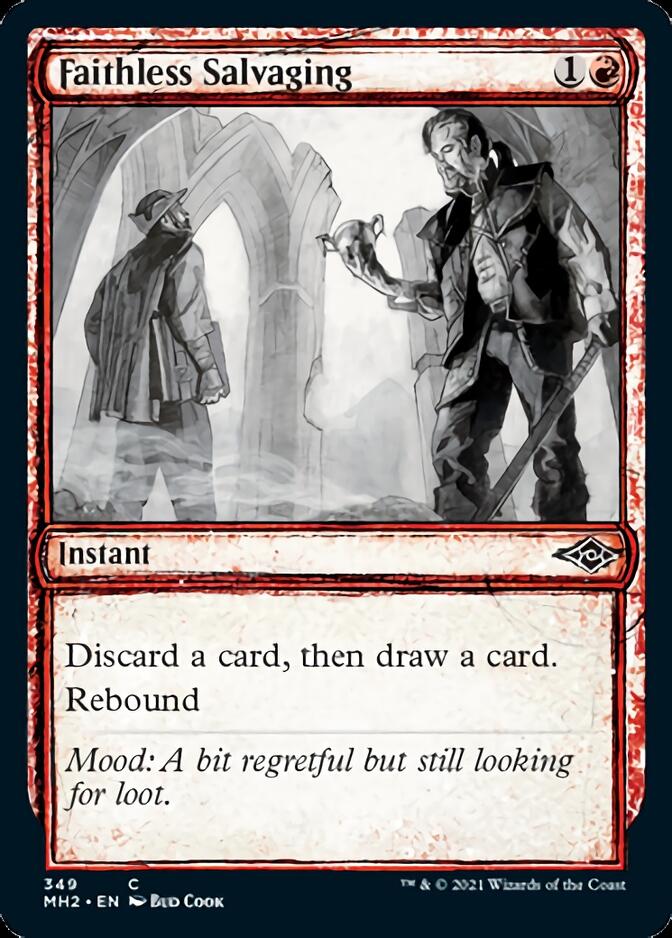 Faithless Salvaging (Sketch) [Modern Horizons 2] | Odin's Place