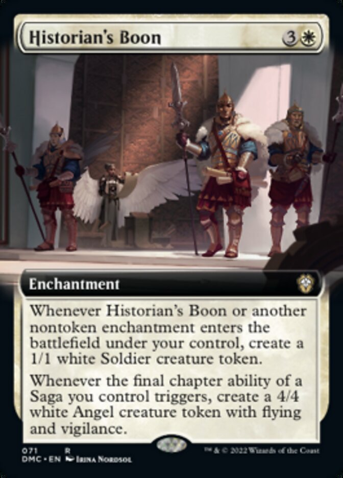 Historian's Boon (Extended Art) [Dominaria United Commander] | Odin's Place