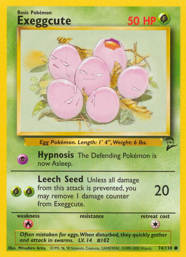 Exeggcute (74/130) [Base Set 2] | Odin's Place