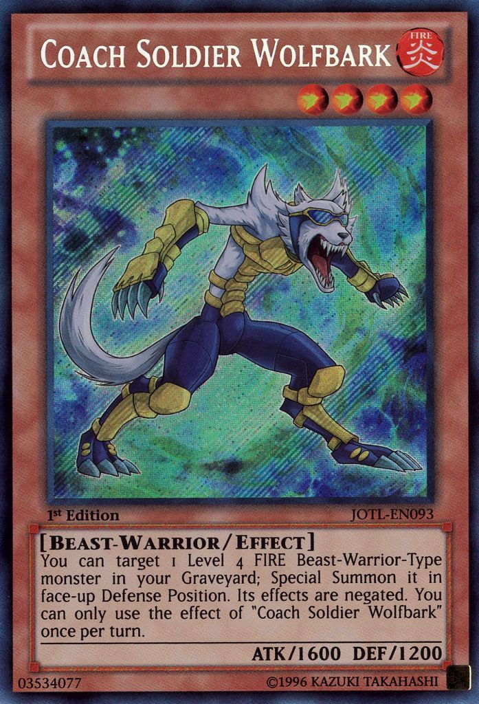 Coach Soldier Wolfbark [JOTL-EN093] Secret Rare | Odin's Place