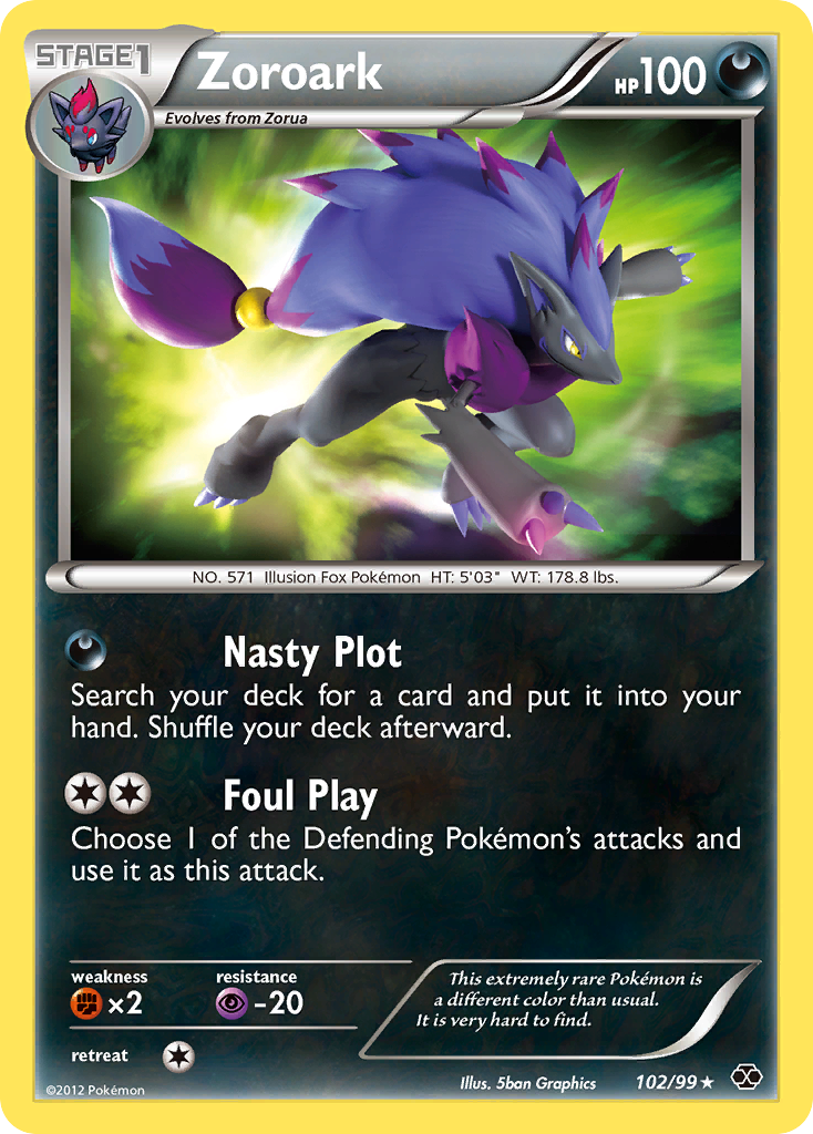 Zoroark (102/99) [Black & White: Next Destinies] | Odin's Place