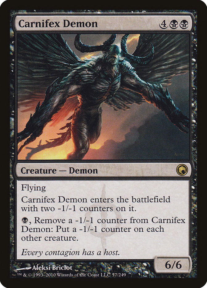 Carnifex Demon (57) [Scars of Mirrodin] | Odin's Place