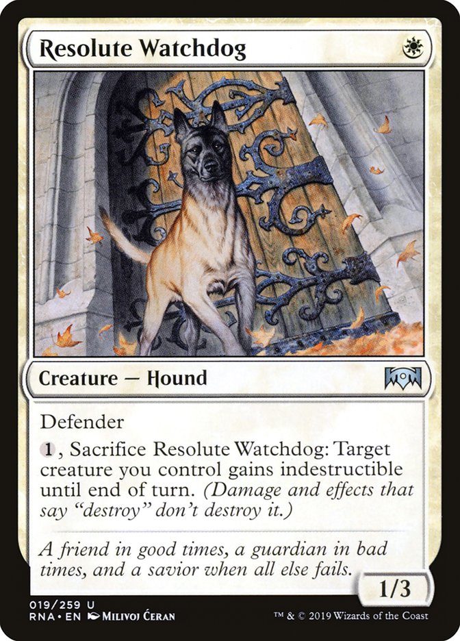Resolute Watchdog (19) [Ravnica Allegiance] | Odin's Place