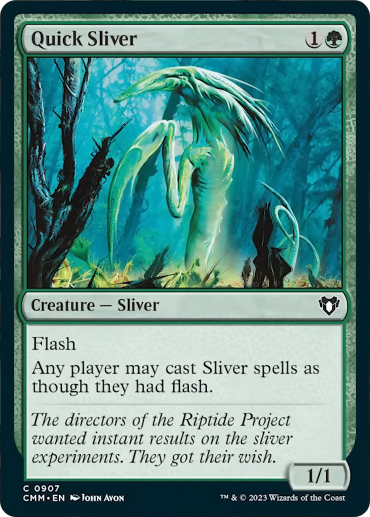 Quick Sliver [Commander Masters] | Odin's Place
