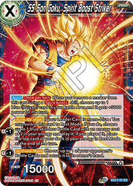 SS Son Goku, Spirit Boost Striker (EX17-01) [Saiyan Booster] | Odin's Place