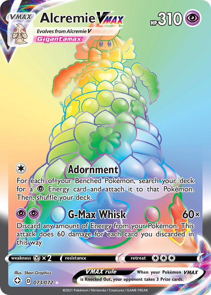 Alcremie VMAX (073/072) [Sword & Shield: Shining Fates] | Odin's Place