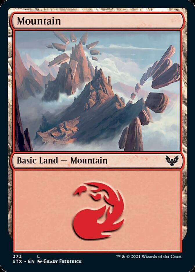 Mountain (373) [Strixhaven: School of Mages] | Odin's Place