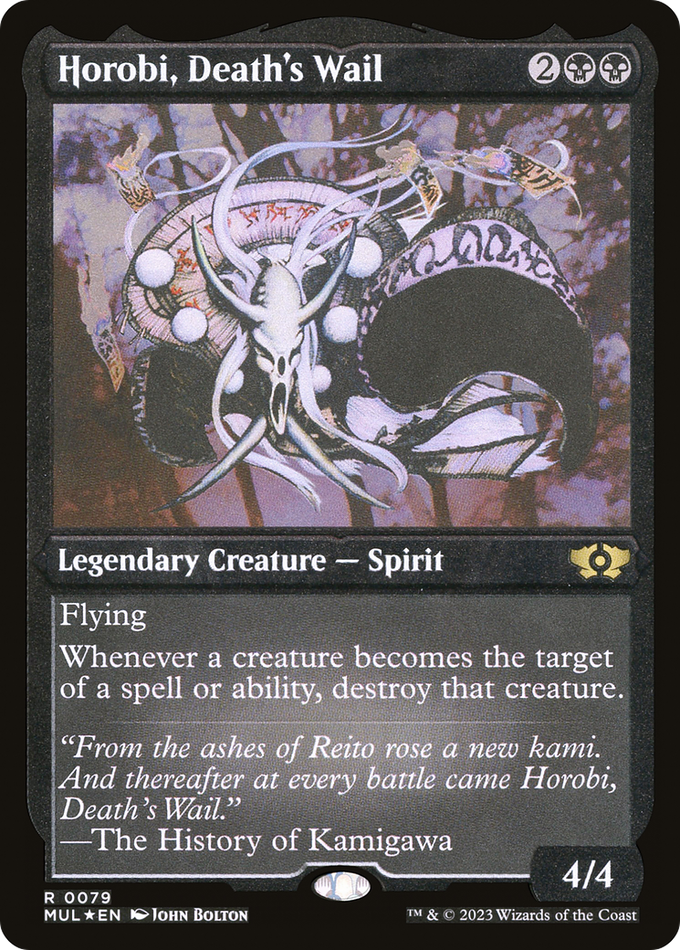 Horobi, Death's Wail (Foil Etched) [Multiverse Legends] | Odin's Place