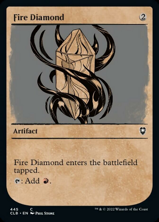 Fire Diamond (Showcase) [Commander Legends: Battle for Baldur's Gate] | Odin's Place