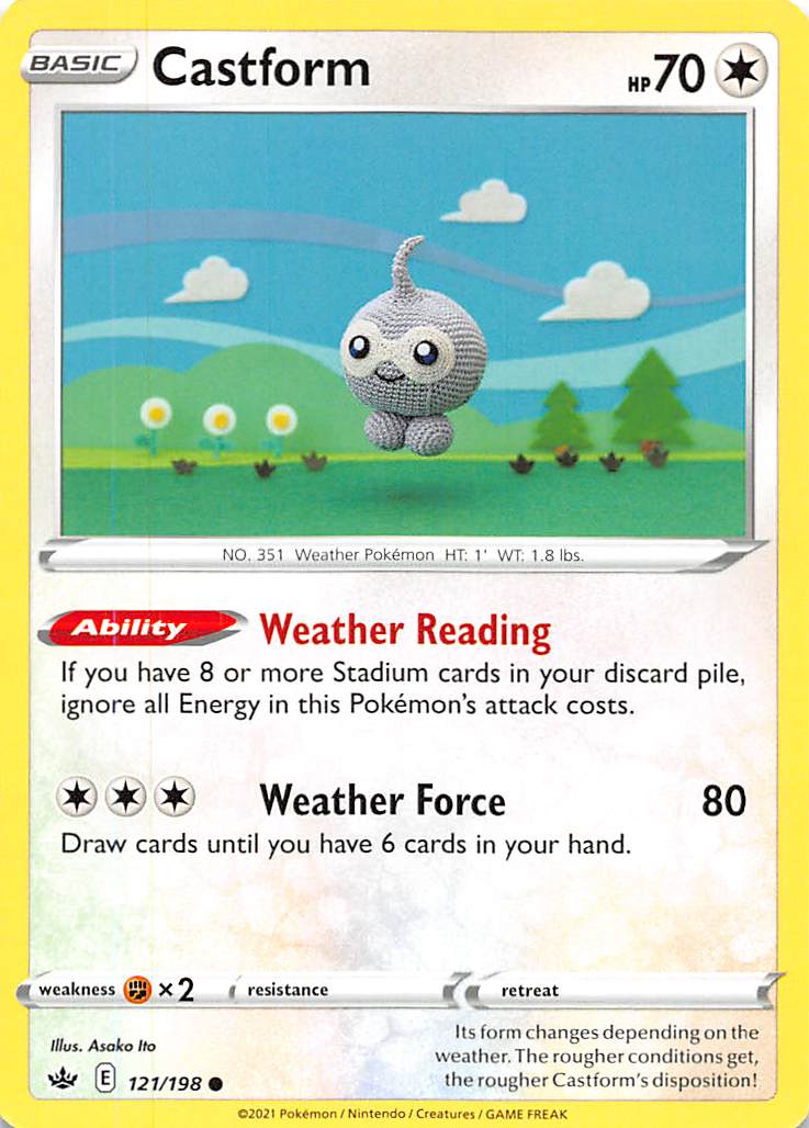 Castform (121/198) [Sword & Shield: Chilling Reign] | Odin's Place