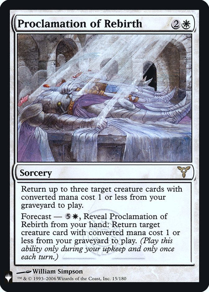 Proclamation of Rebirth [Mystery Booster] | Odin's Place
