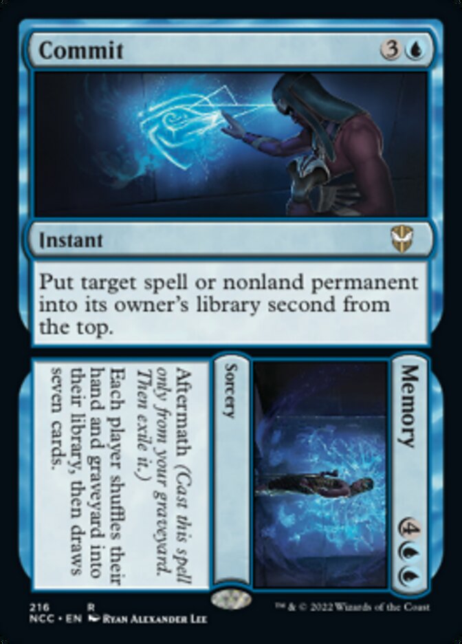 Commit // Memory [Streets of New Capenna Commander] | Odin's Place