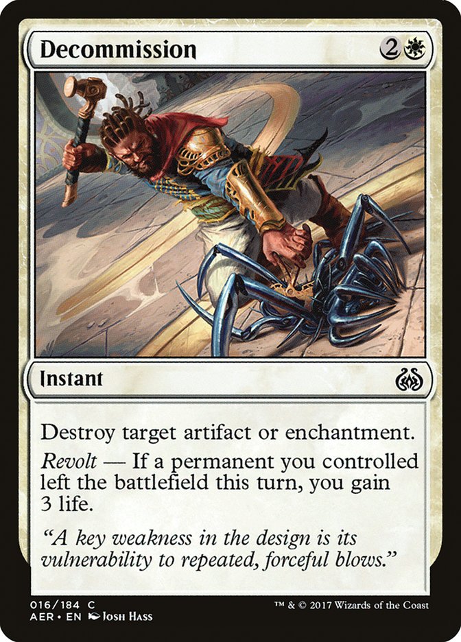 Decommission (16) [Aether Revolt] | Odin's Place