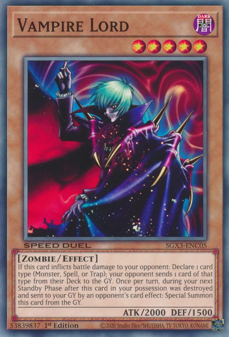 Vampire Lord [SGX3-ENC05] Common | Odin's Place