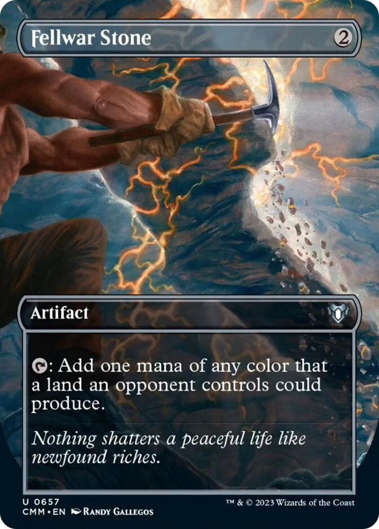 Fellwar Stone (Borderless Alternate Art) [Commander Masters] | Odin's Place