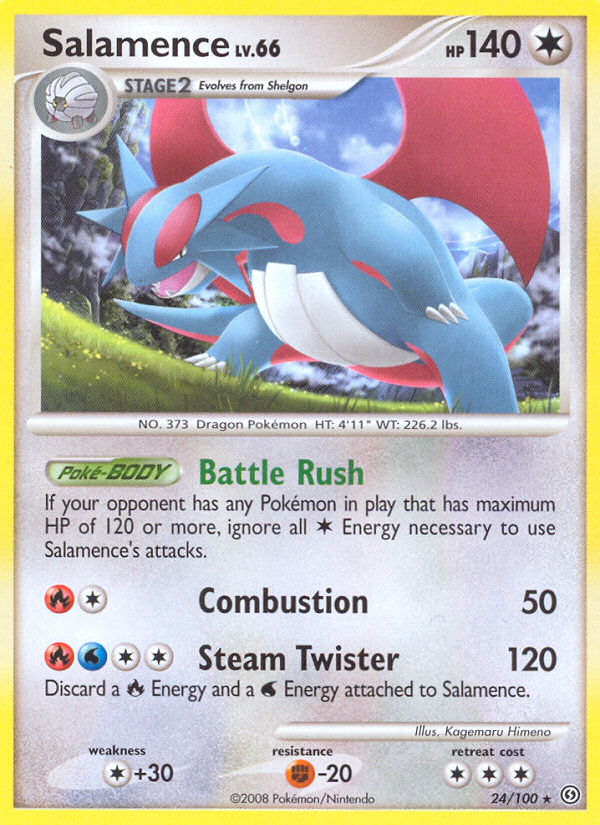 Salamence (24/100) [Diamond & Pearl: Stormfront] | Odin's Place