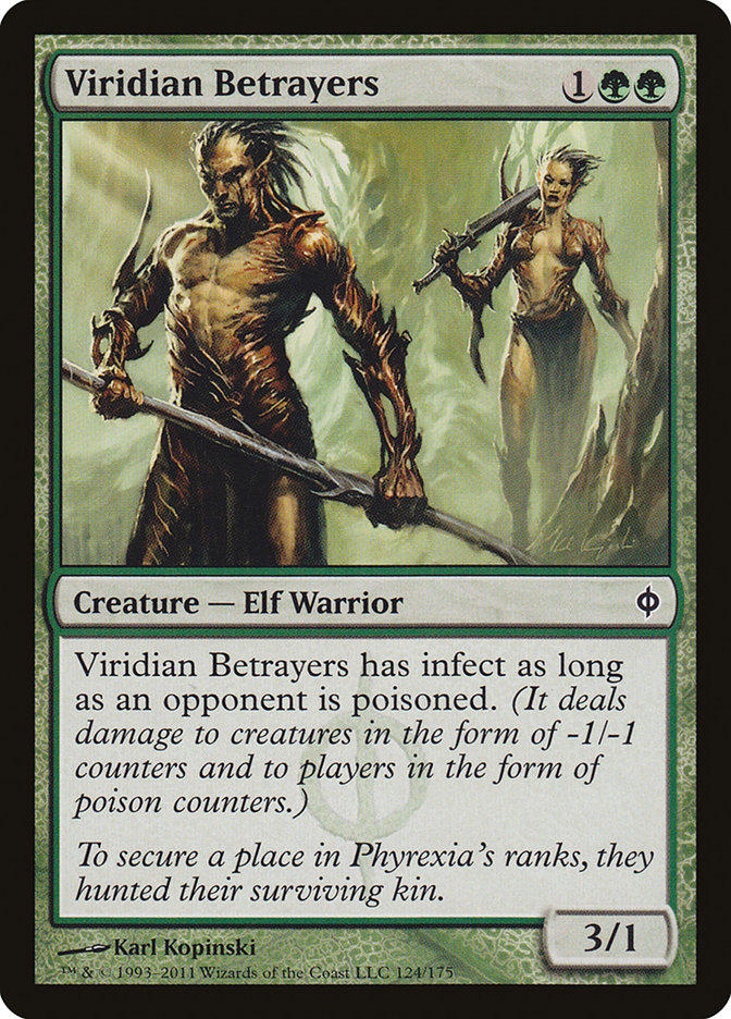 Viridian Betrayers (124) [New Phyrexia] | Odin's Place