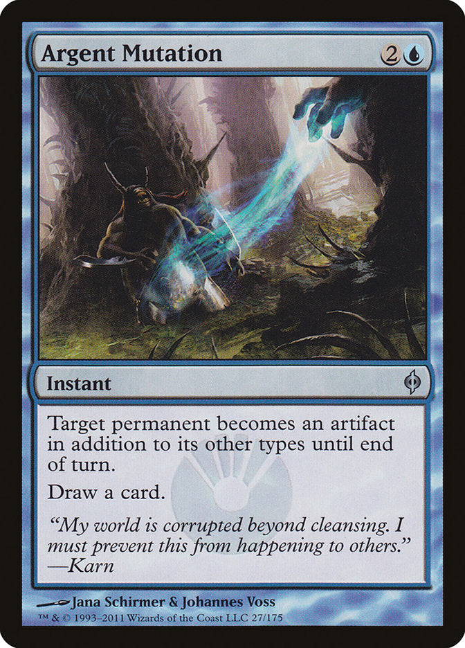 Argent Mutation (27) [New Phyrexia] | Odin's Place