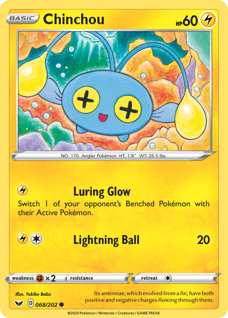 Chinchou (068/202) [Sword & Shield: Base Set] | Odin's Place