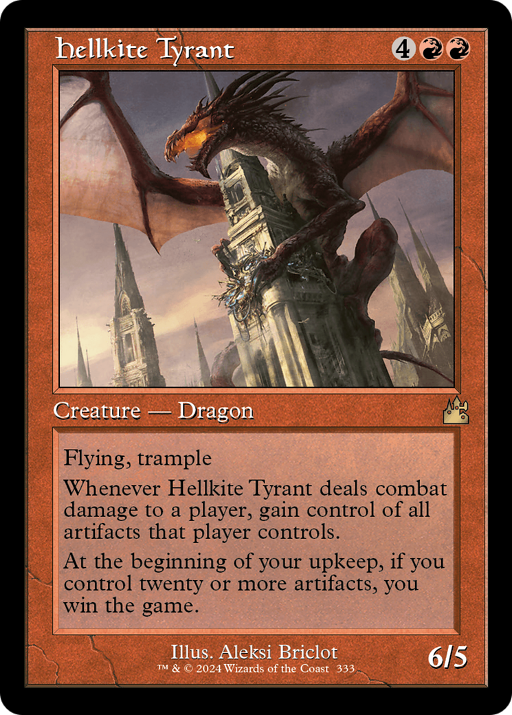 Hellkite Tyrant (Retro Frame) [Ravnica Remastered] | Odin's Place