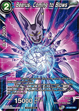 Beerus, Coming to Blows (Unison Warrior Series Boost Tournament Pack Vol. 7) (P-367) [Tournament Promotion Cards] | Odin's Place