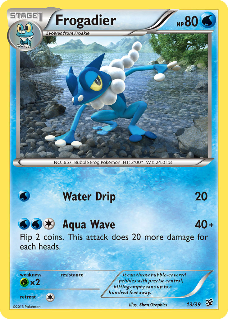 Frogadier (13/39) [XY: Kalos Starter Set] | Odin's Place