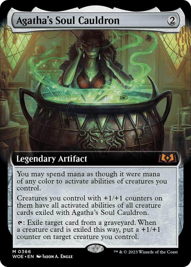 Agatha's Soul Cauldron (Extended Art) [Wilds of Eldraine] | Odin's Place