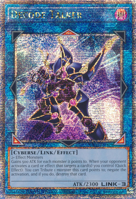 Decode Talker [TN23-EN009] Quarter Century Secret Rare | Odin's Place