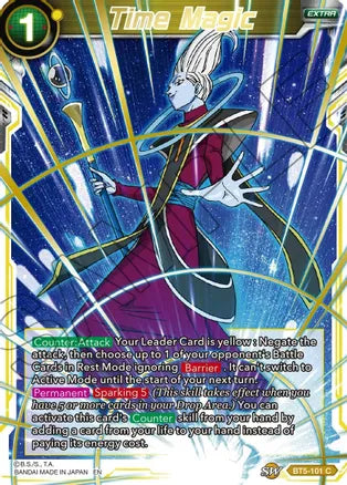 Time Magic (Gold Stamped) (BT5-101) [Mythic Booster] | Odin's Place