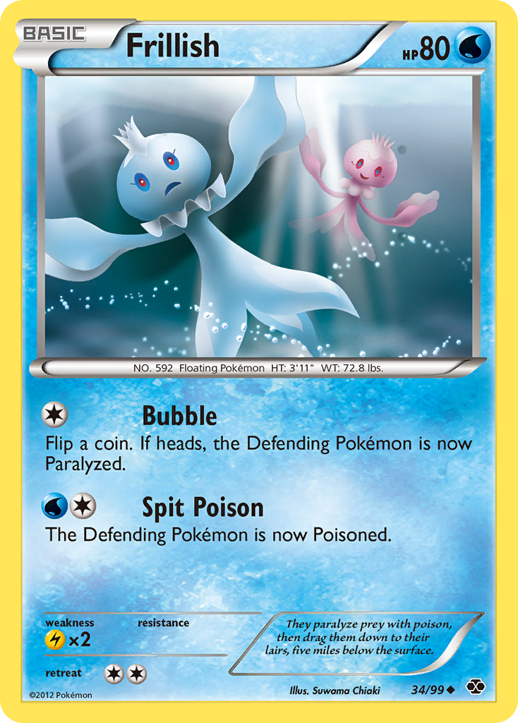 Frillish (34/99) [Black & White: Next Destinies] | Odin's Place