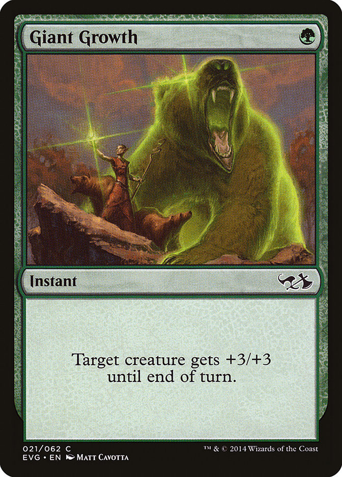 Giant Growth (21) (Elves vs. Goblins) [Duel Decks Anthology] | Odin's Place