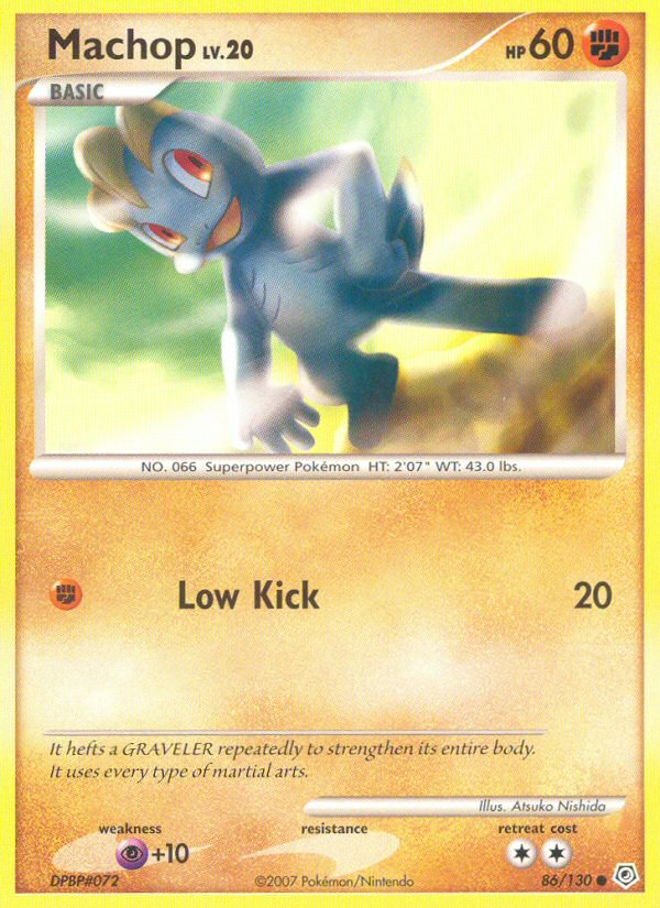 Machop (86/130) [Diamond & Pearl: Base Set] | Odin's Place