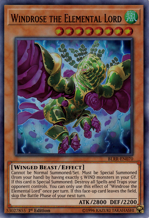 Windrose the Elemental Lord [BLRR-EN070] Ultra Rare | Odin's Place