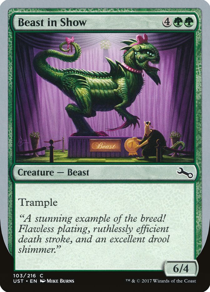 Beast in Show (103) ("A stunning example...") [Unstable] | Odin's Place