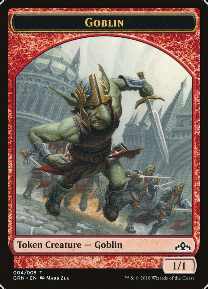 Soldier // Goblin Double-Sided Token [Guilds of Ravnica Guild Kit Tokens] | Odin's Place
