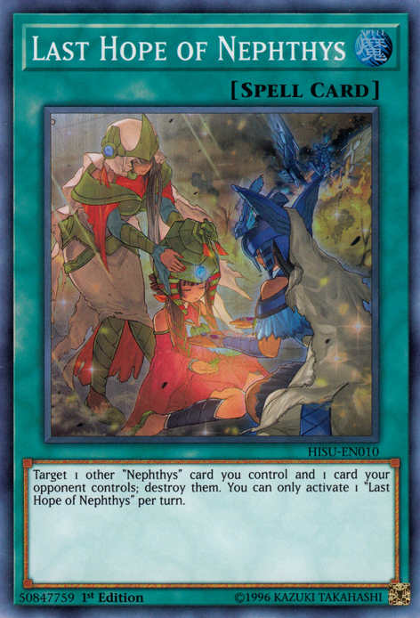 Last Hope of Nephthys [HISU-EN010] Super Rare | Odin's Place