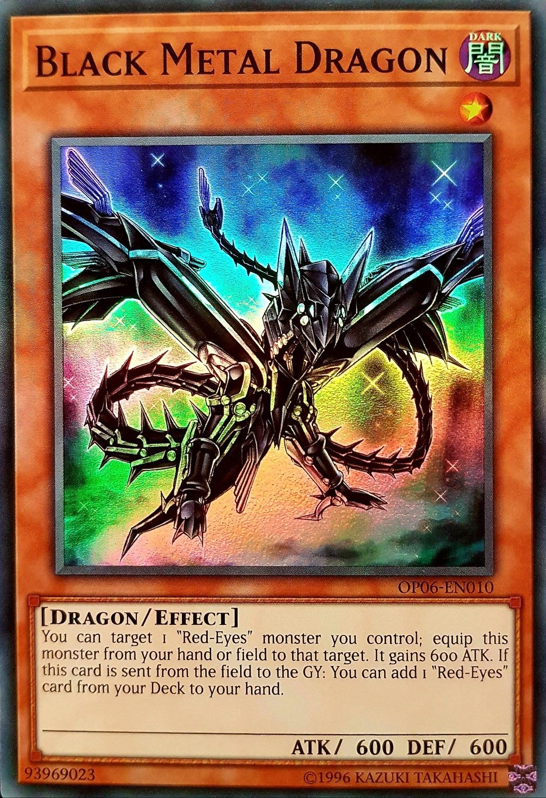 Black Metal Dragon [OP06-EN010] Super Rare | Odin's Place