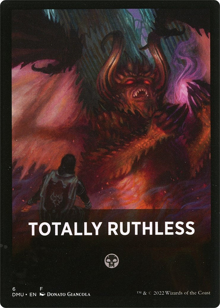 Totally Ruthless Theme Card [Dominaria United Tokens] | Odin's Place