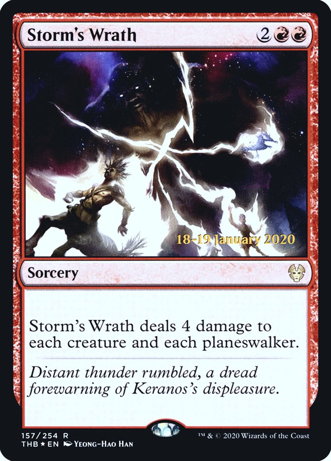 Storm's Wrath [Theros Beyond Death Prerelease Promos] | Odin's Place
